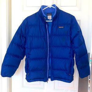 Patagonia Kids Blue Puffer Jacket